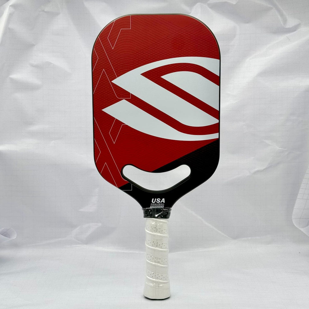 工厂专业USAPA认证T700碳纤维热压微笑孔无边框匹克球拍